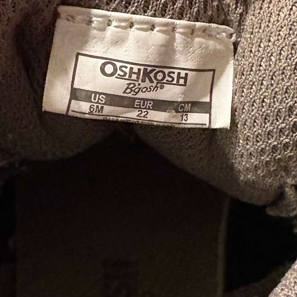 OshKosh B'gosh Tan and Blue Kids Boots - Picture 3 of 6